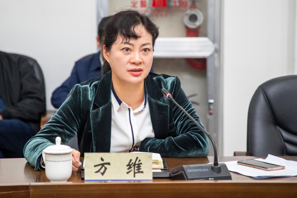 浙江省教育厅厅长陈根芳一行来校调研座谈 方维陪同
